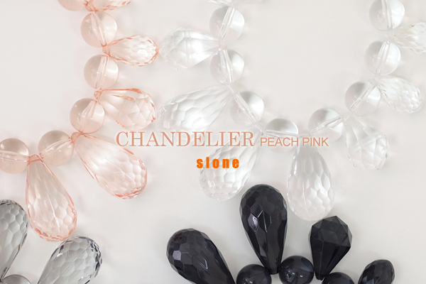 CHANDELIER-peach pink