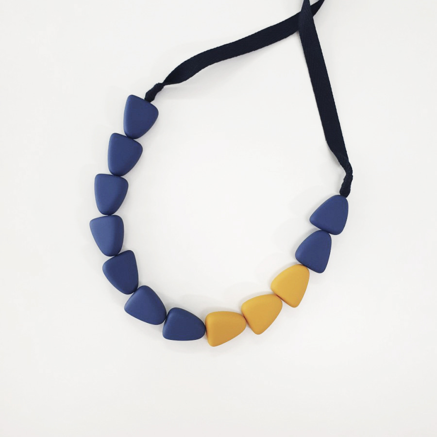 [Special Edition SALE] COLOR PLAY :: Navy &amp; Mustard (2 피스 남았어요:)